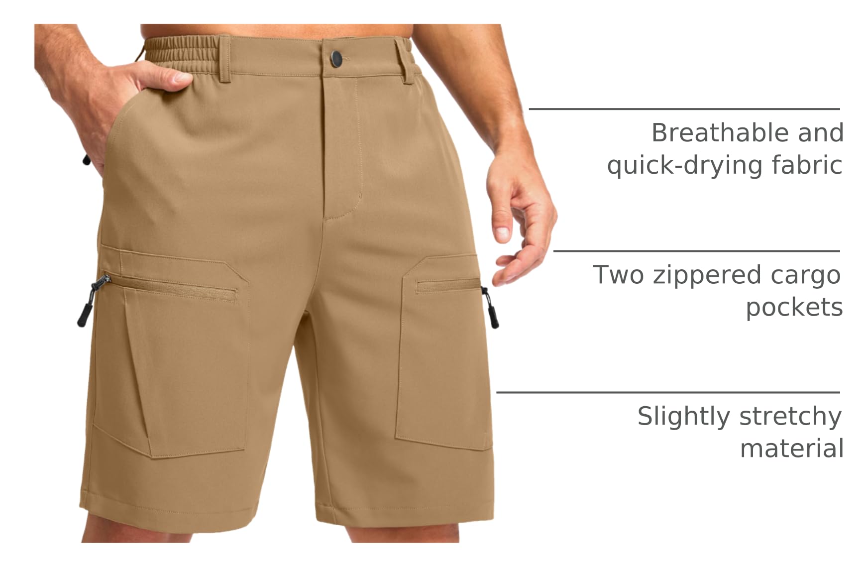 Pudolla shorts back pocket close-up demonstrates secure storage.