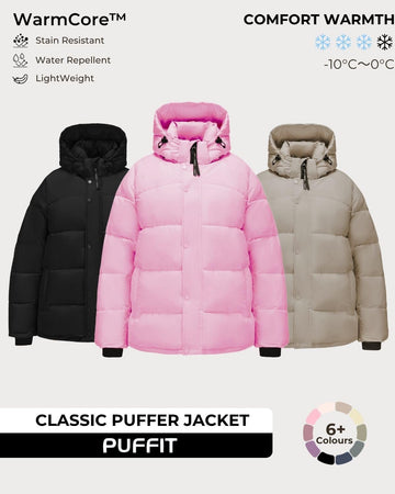 PUFFIT versatile city-to-country styling in a mid-length silhouette for everyday use.