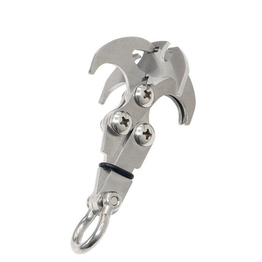 Pulabo folding grappling hook ready for outdoor climbs and quick securing tasks.