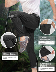 PULI cargo joggers with elastic waistband for secure movement
