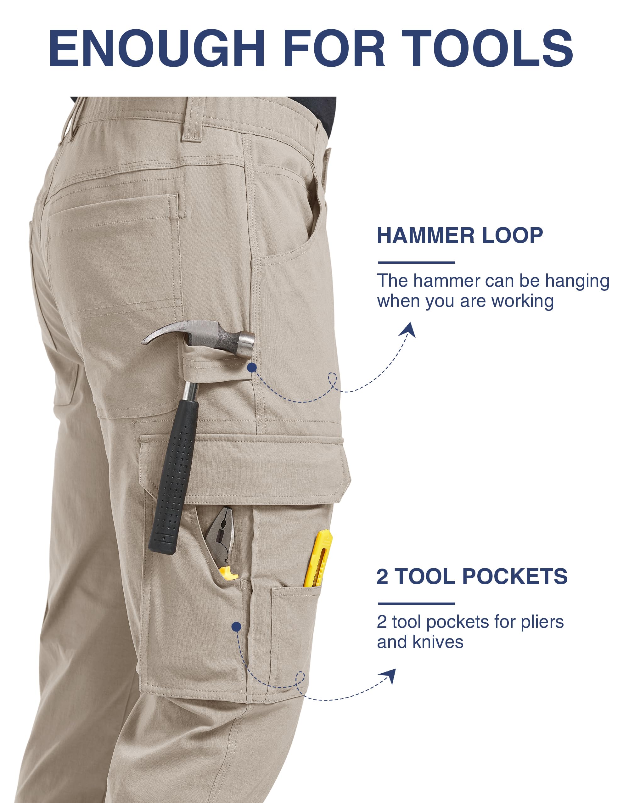 PULI cargo pants multi-pocket design with phone and tool pockets.