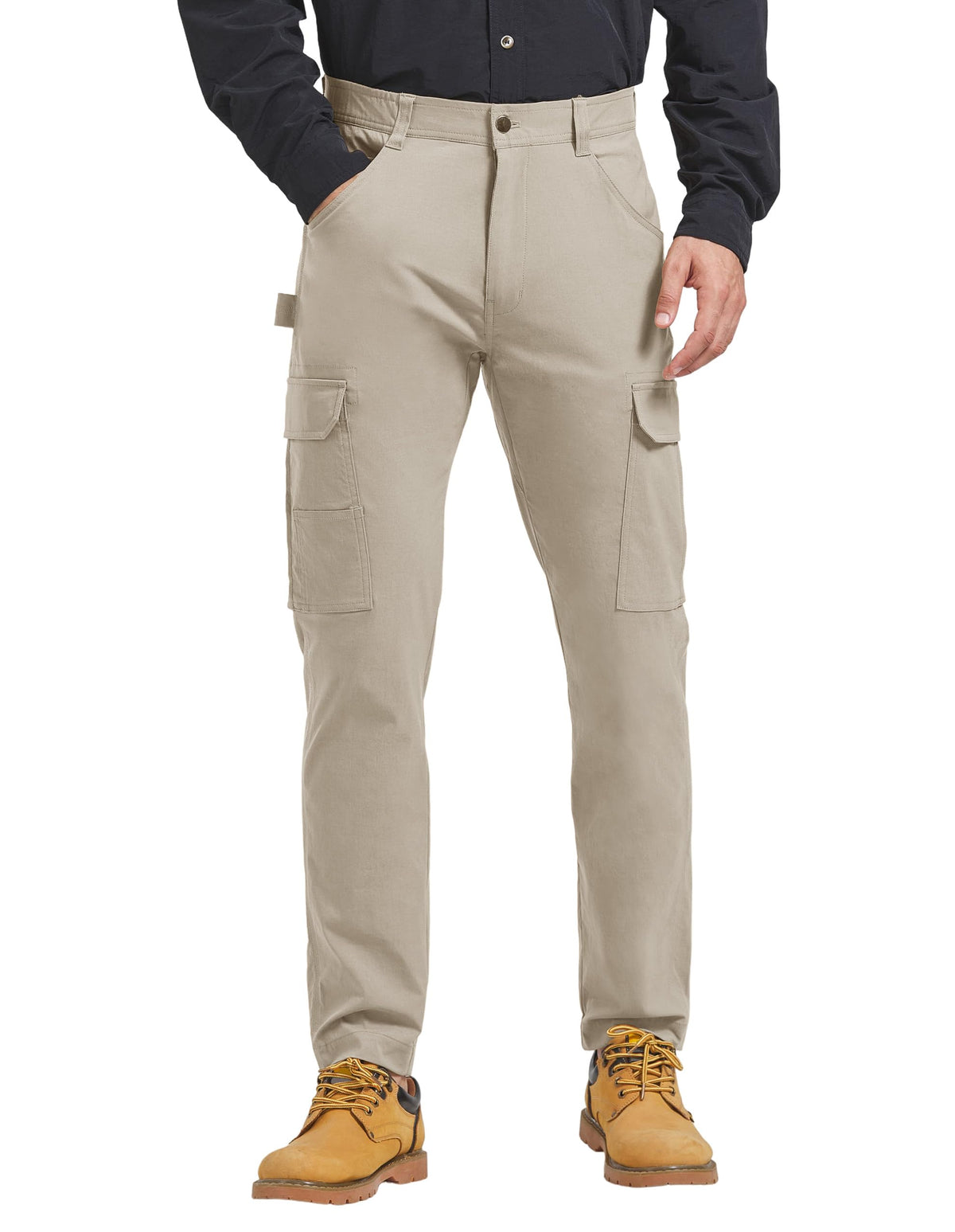 PULI cargo pants hammer loop pocket for quick tool access on site.