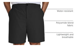 PULI Golf Shorts featuring 5-pocket design and secure zip pocket