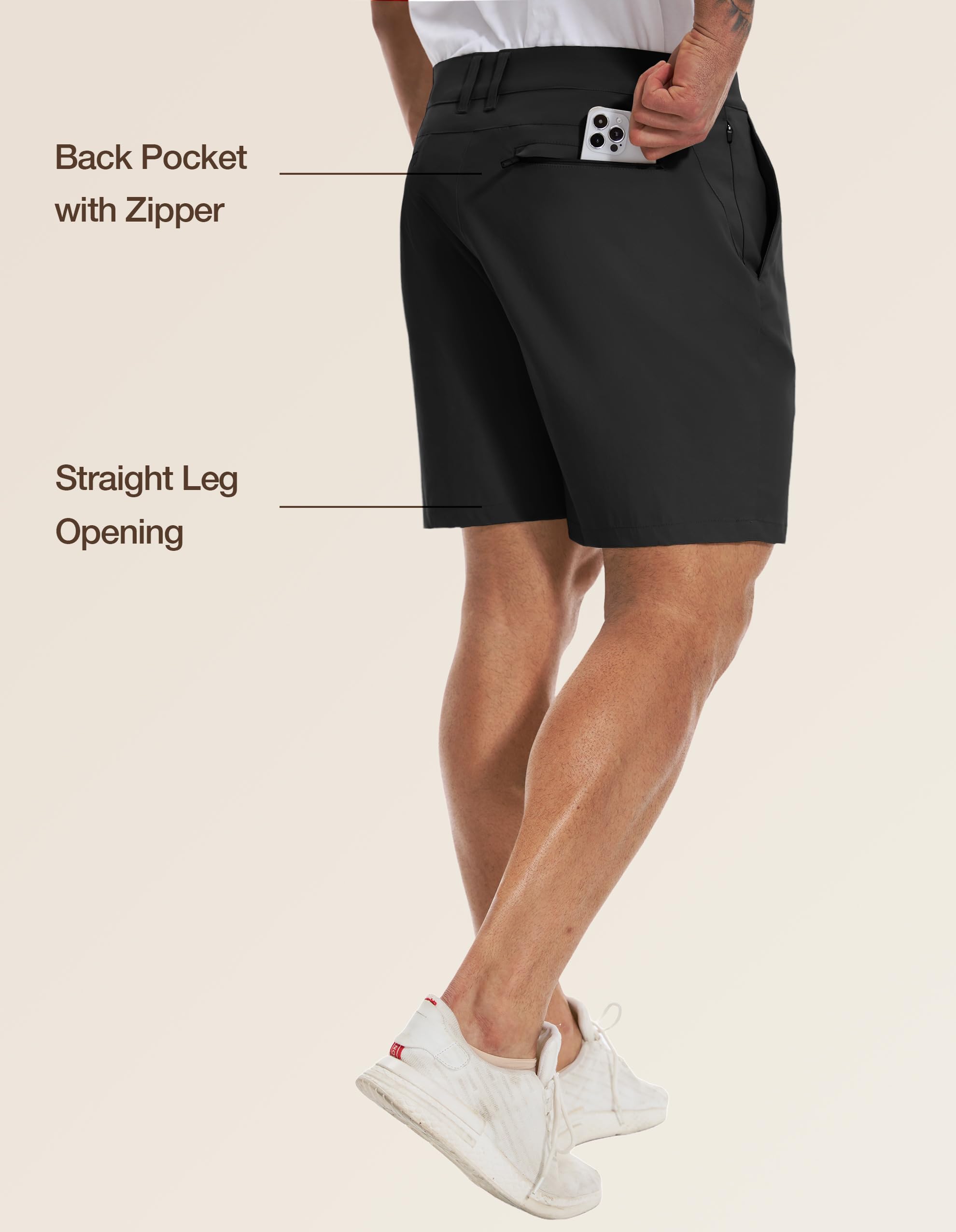 PULI shorts easy-care fabric for gentle machine or hand wash.