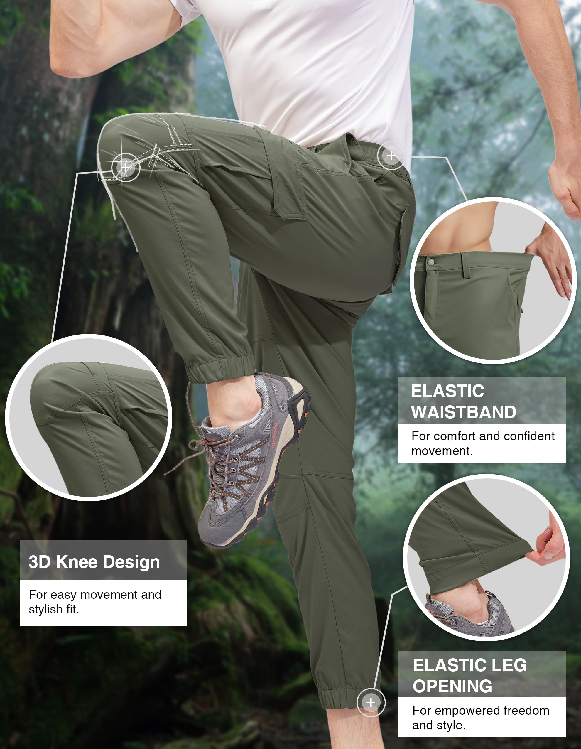 PULI water-resistant quick-dry fabric dries fast during sudden showers