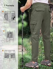 PULI hiking pants side pockets highlight secure storage on trails and travel.
