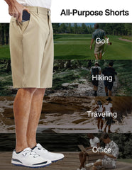PULI hiking shorts 12inch inseam emphasizing mobility and knee-friendly coverage.