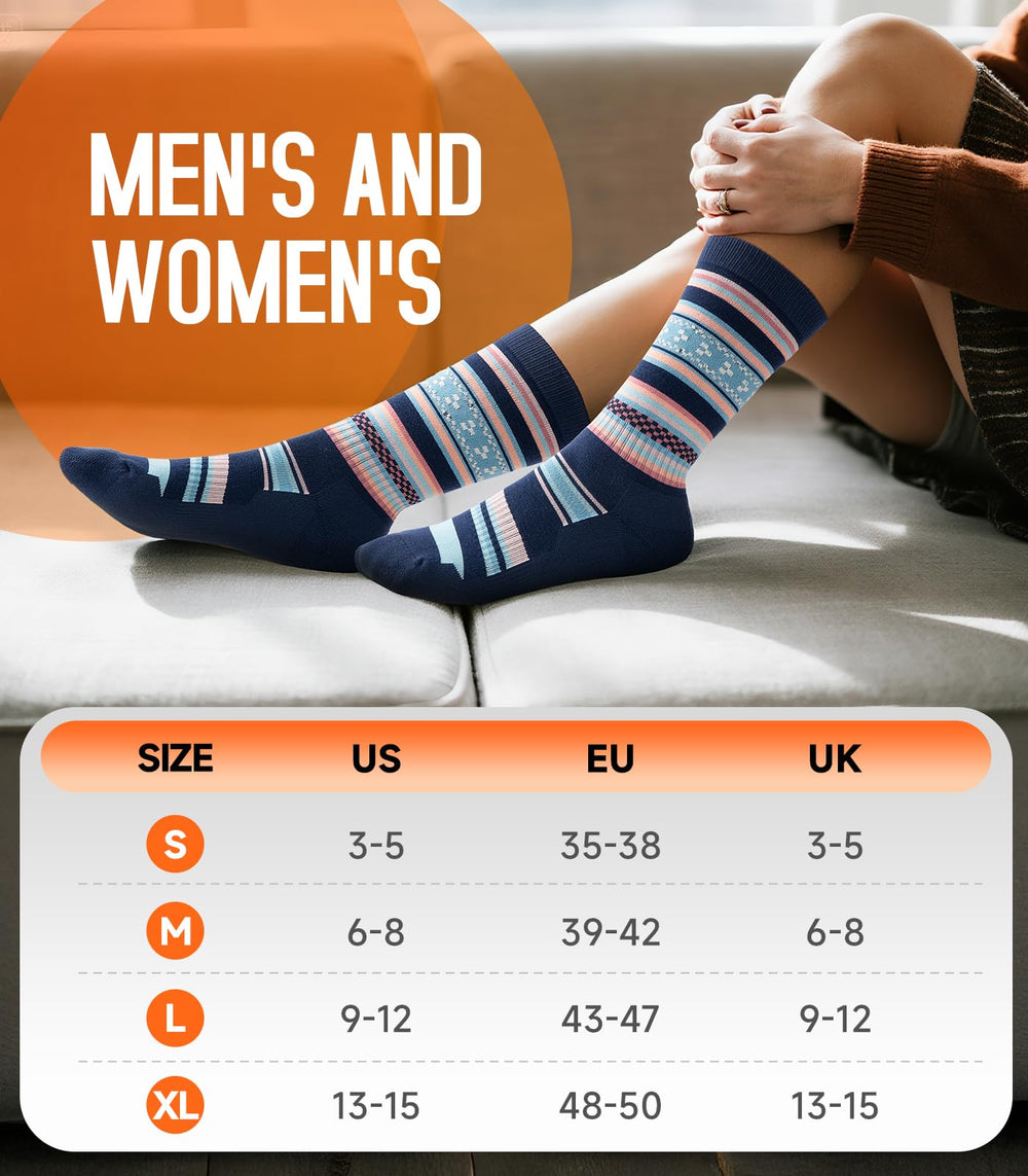 PULIOU merino socks suitable for winter hiking and daily wear