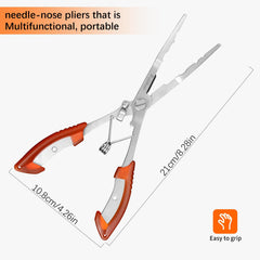 Hook remover and braid cutter integrated into fishing pliers
