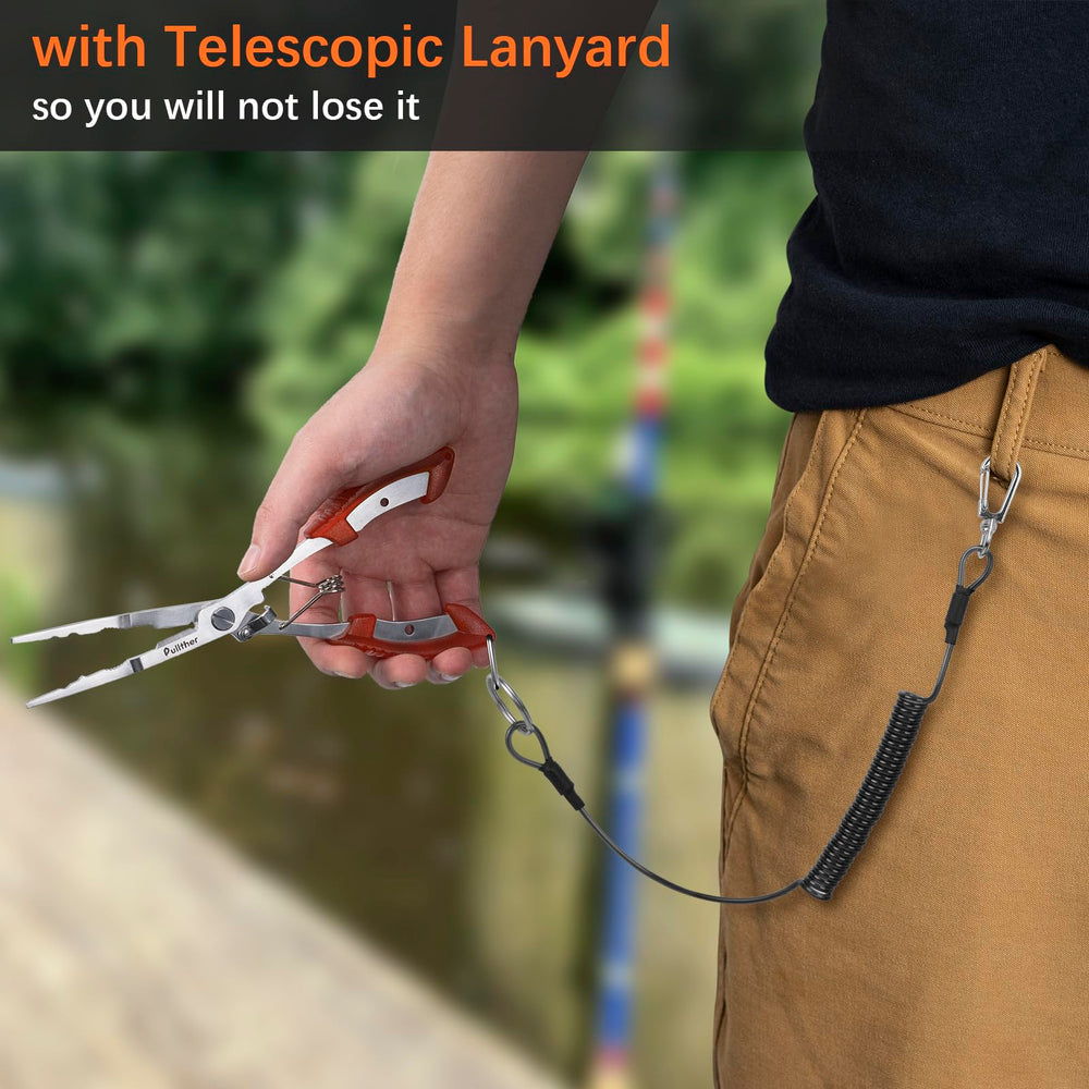 Pliers with included lanyard for secure carrying