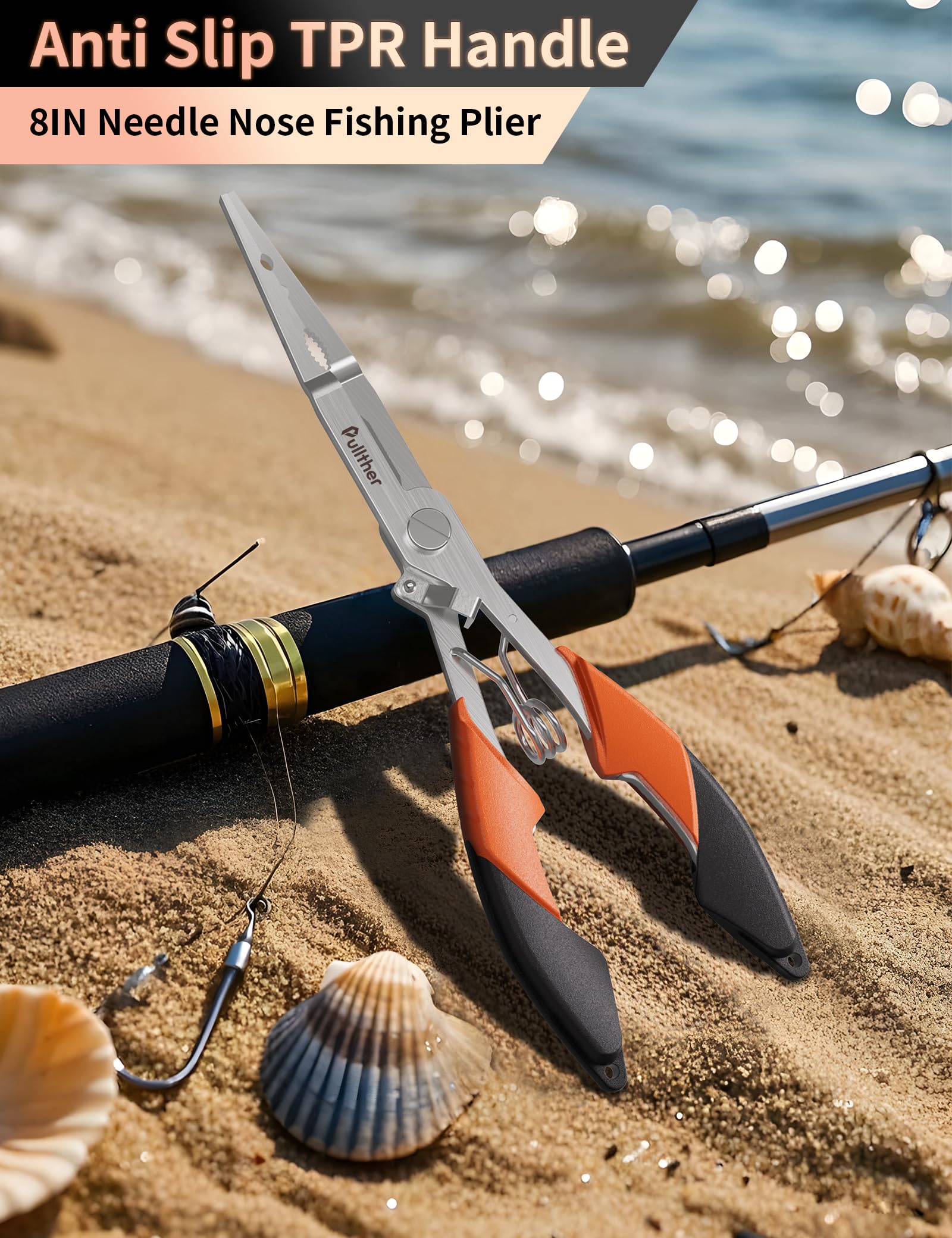 Multitool suitable for saltwater and freshwater fishing