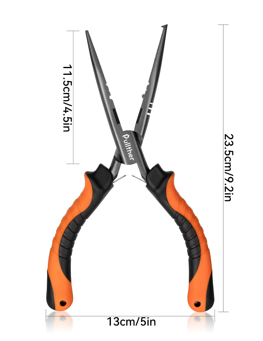 Pliers with cutters for fishing line and hooks