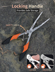 Pliers with comfortable TPR rubber handles