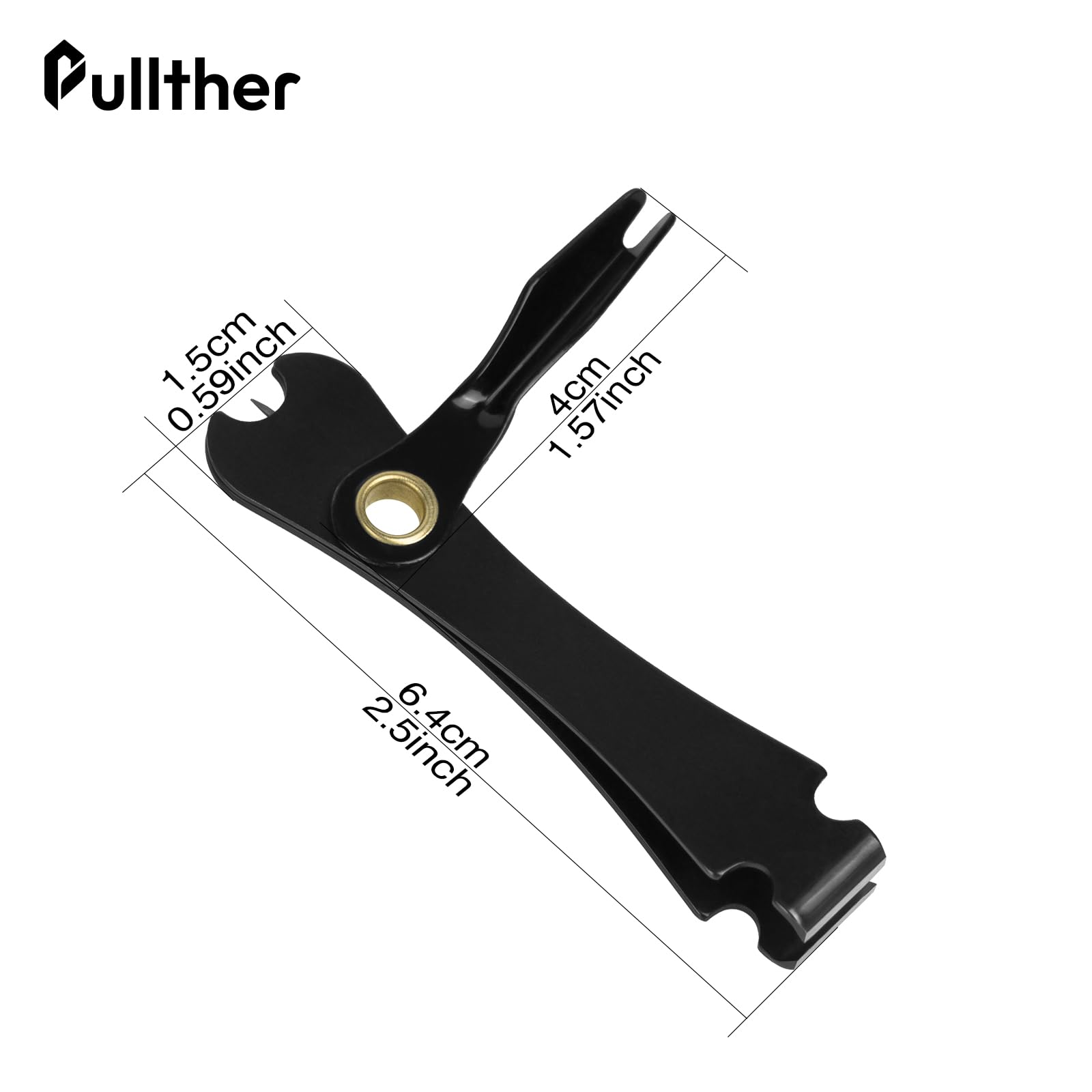 Fly fishing nippers with retractable retractor on vest