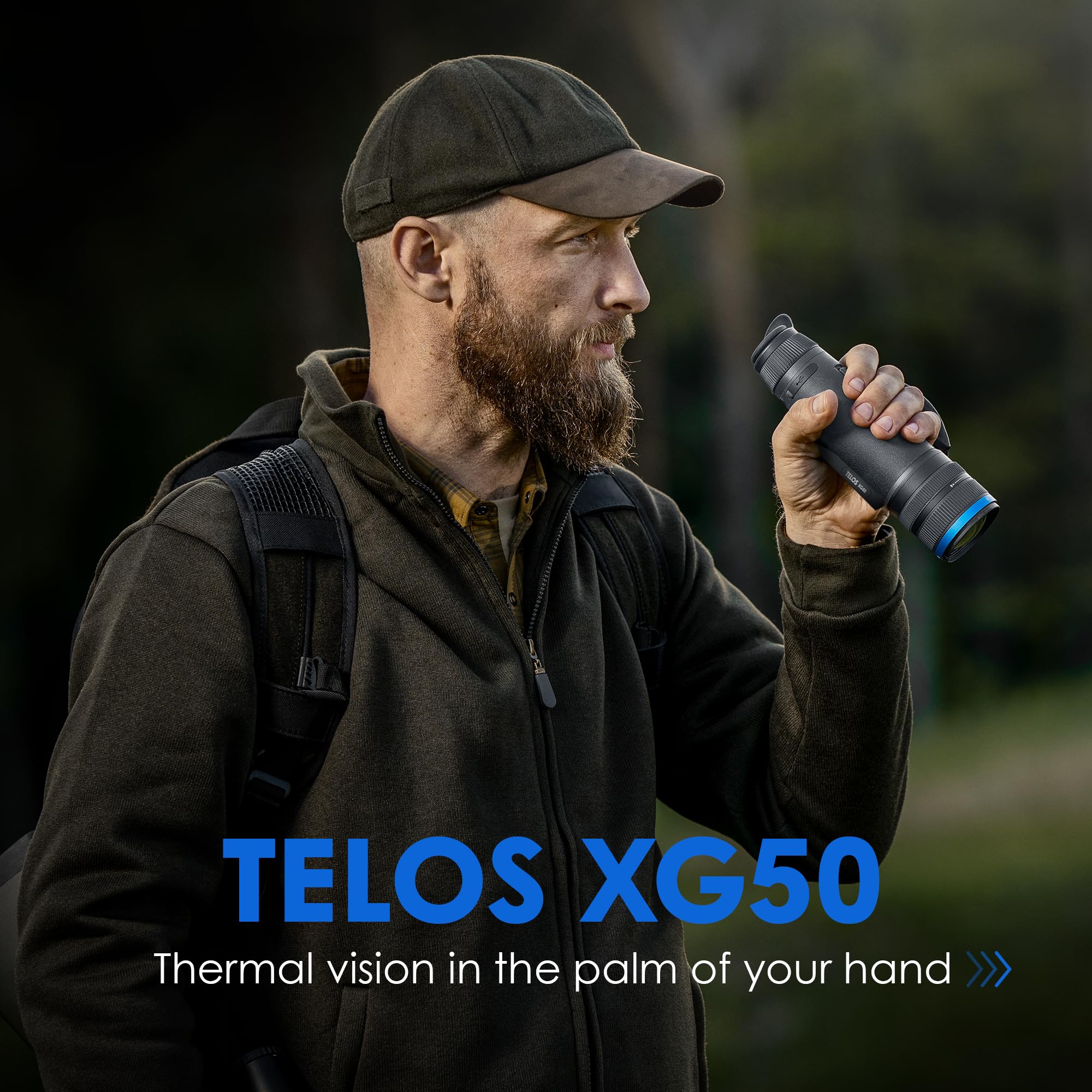 Pulsar Telos XG50 display close-up delivers crystal-clear 1024x768 AMOLED visuals