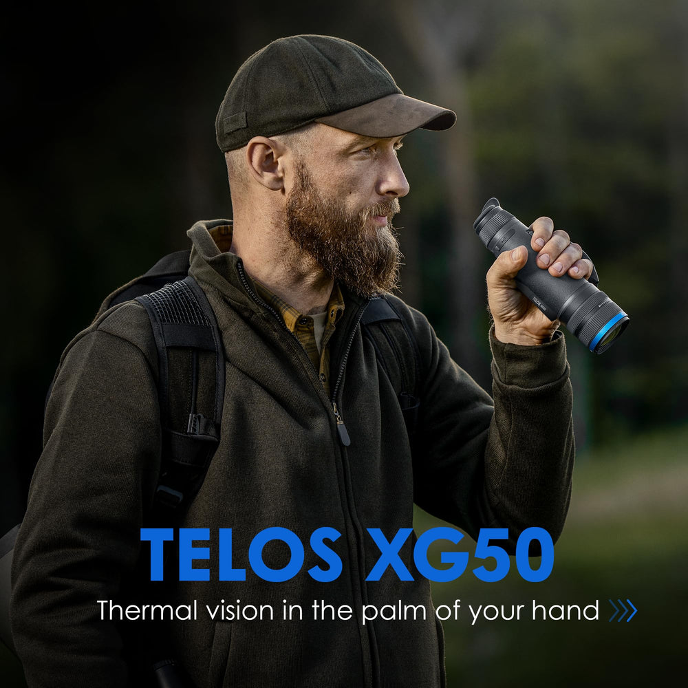 Pulsar Telos XG50 display close-up delivers crystal-clear 1024x768 AMOLED visuals