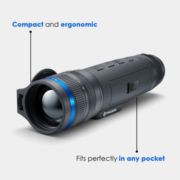 Pulsar Telos XG50 thermal sensor close-up highlights sub-40mK NETD for crisp detail
