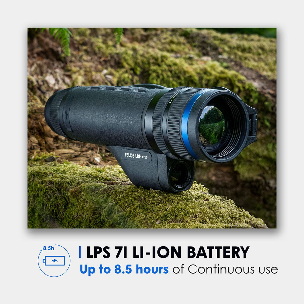Pulsar Telos XQ35 IPX7 waterproof rating protects against rain and immersion in rugged terrain.