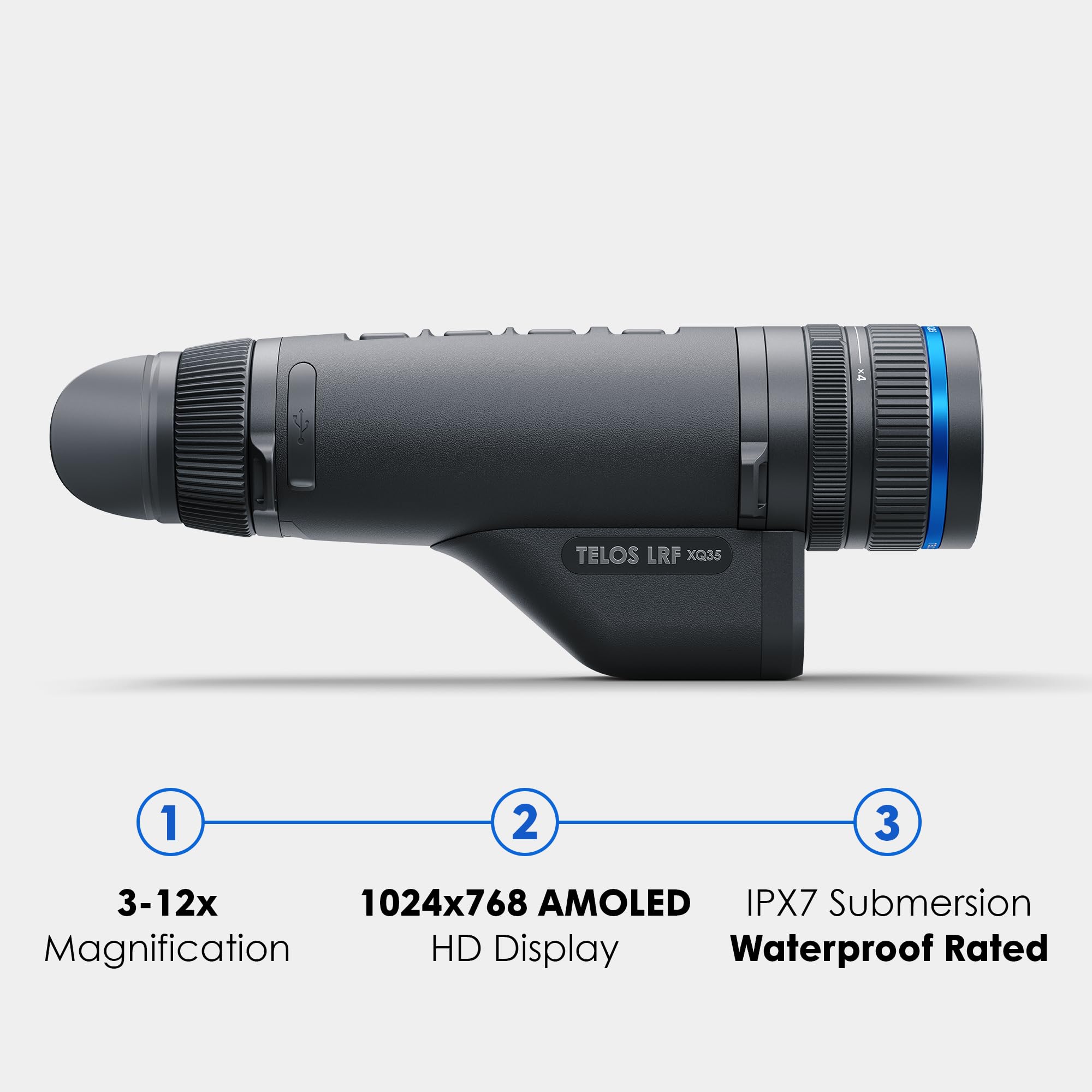 Pulsar Telos XQ35 wifi-stream vision enables quick sharing to Stream Vision 2 app.