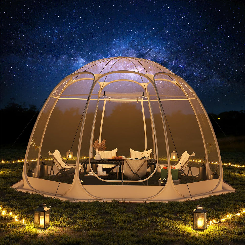 PulseFay versatile outdoor pod for patios, gardens, and campsites.