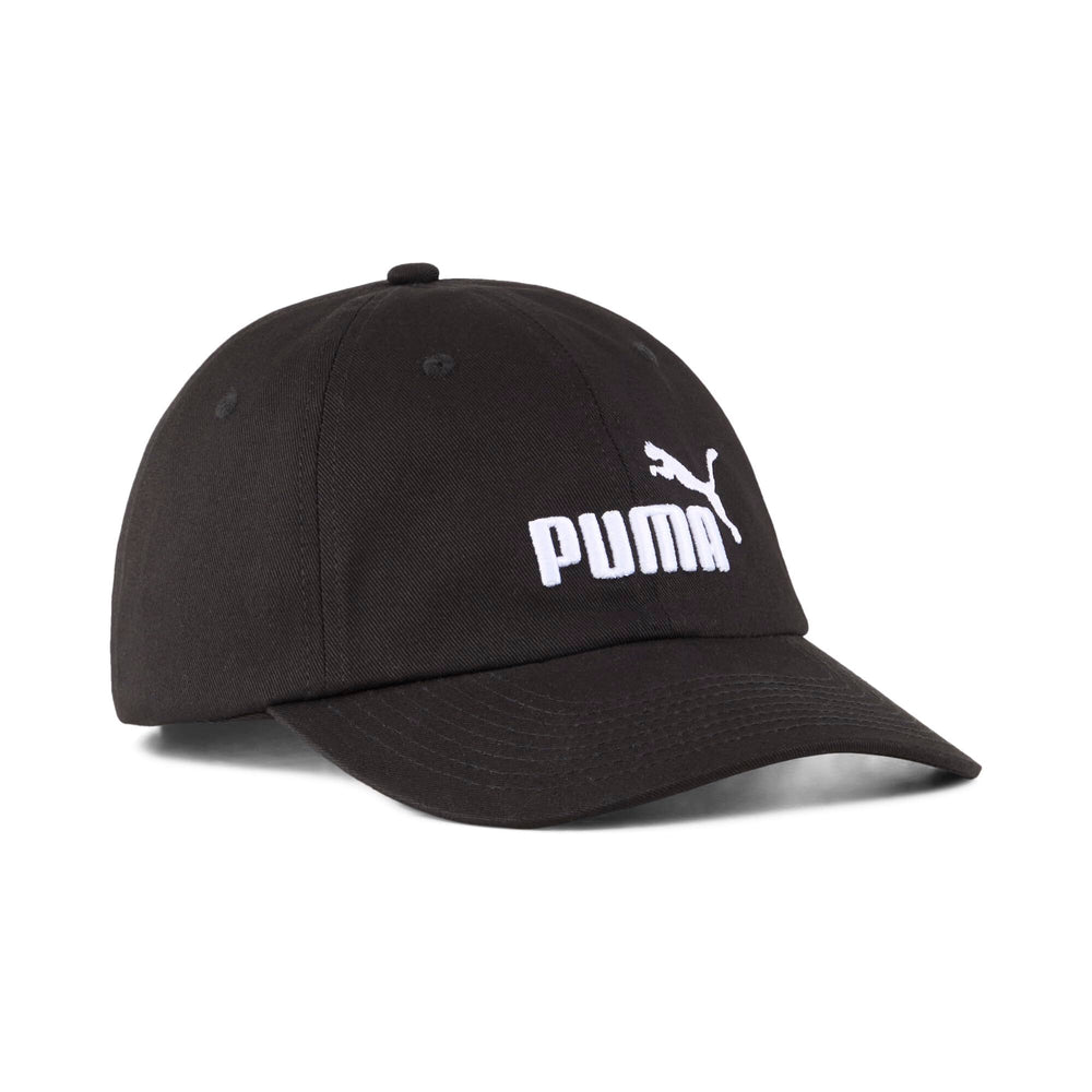 Puma ESS No.1 Logo BB Cap front view with lightweight comfort for daily wear