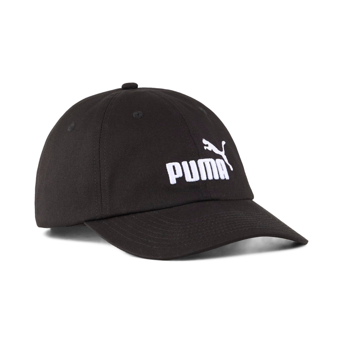 Puma ESS No.1 Logo BB Cap front view with lightweight comfort for daily wear