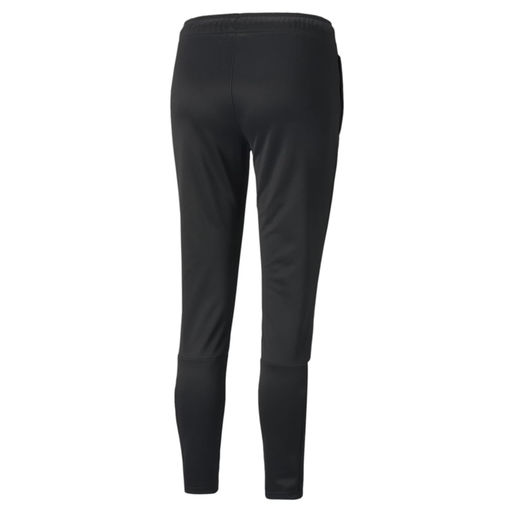 PUMA Teamliga Training Pants back view highlights a comfortable elastic waistband.