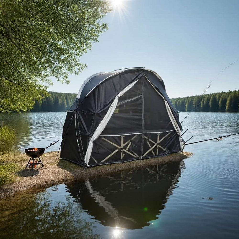 Pumbba cot tent reinforced dual-cross poles improve wind resistance