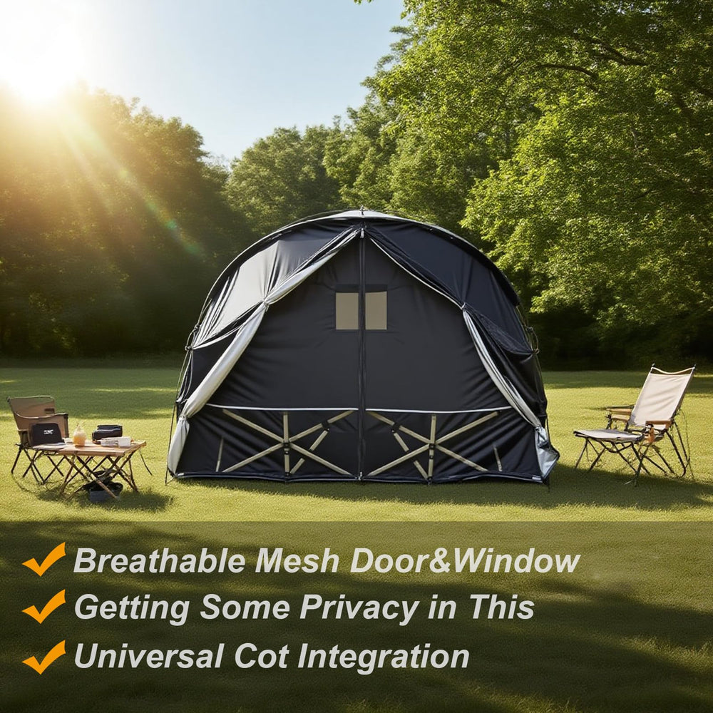 Pumbba cot tent easy-assembly step-by-step setup for solo campers