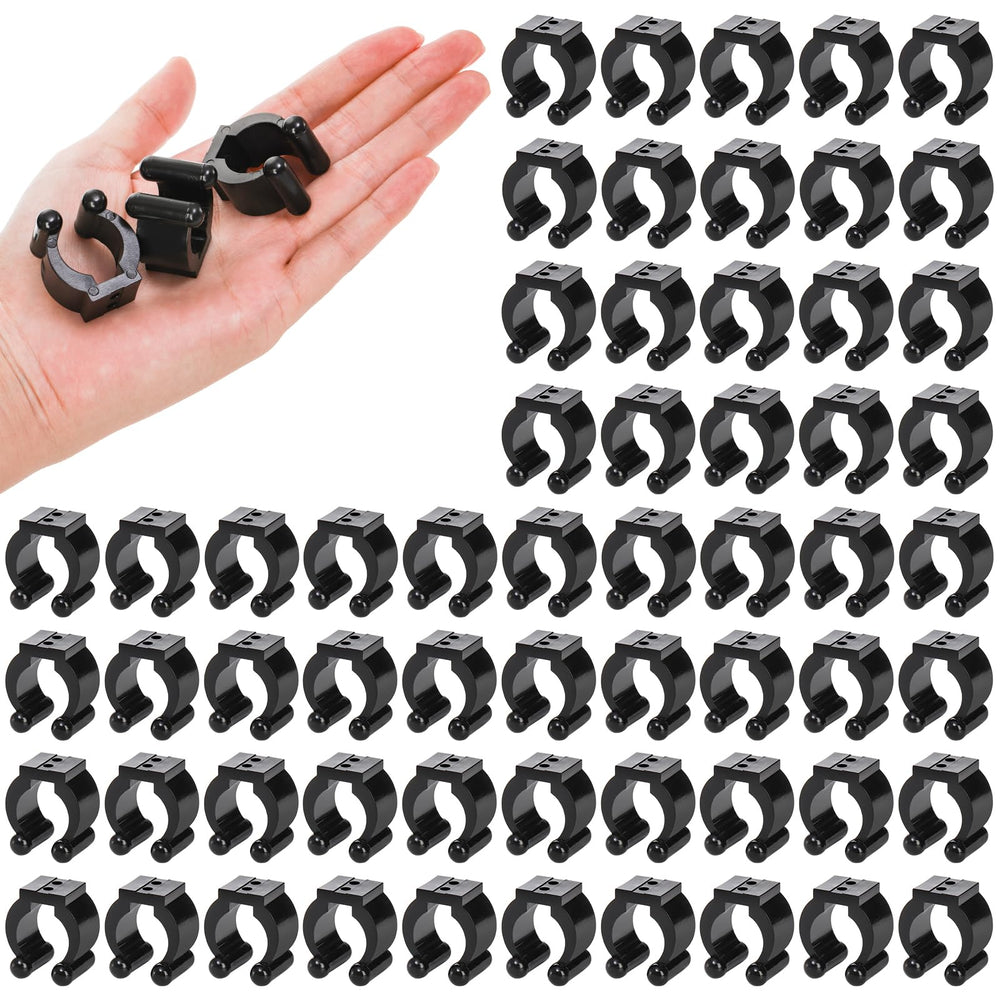Set of 60 Pumtus plastic clips for fishing rods and billiard cues
