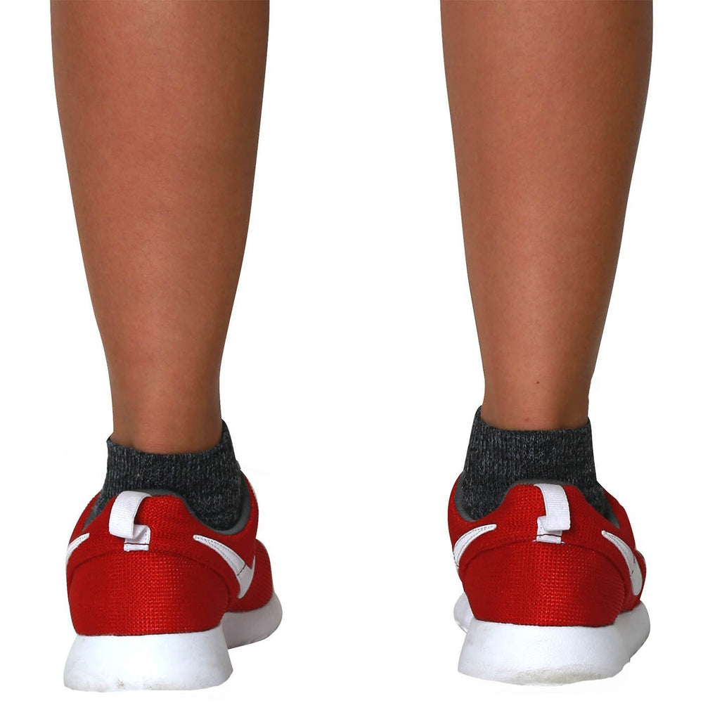 Pure Athlete Walking Socks three-pack in black, ideal for gym and daily wear.