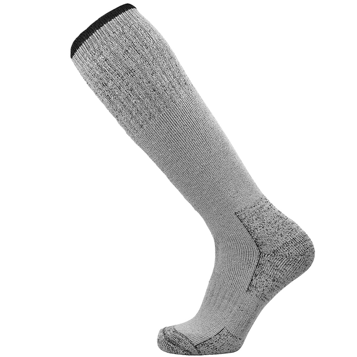 Pure Compression heavy work boot socks front view, durable comfort for outdoor use