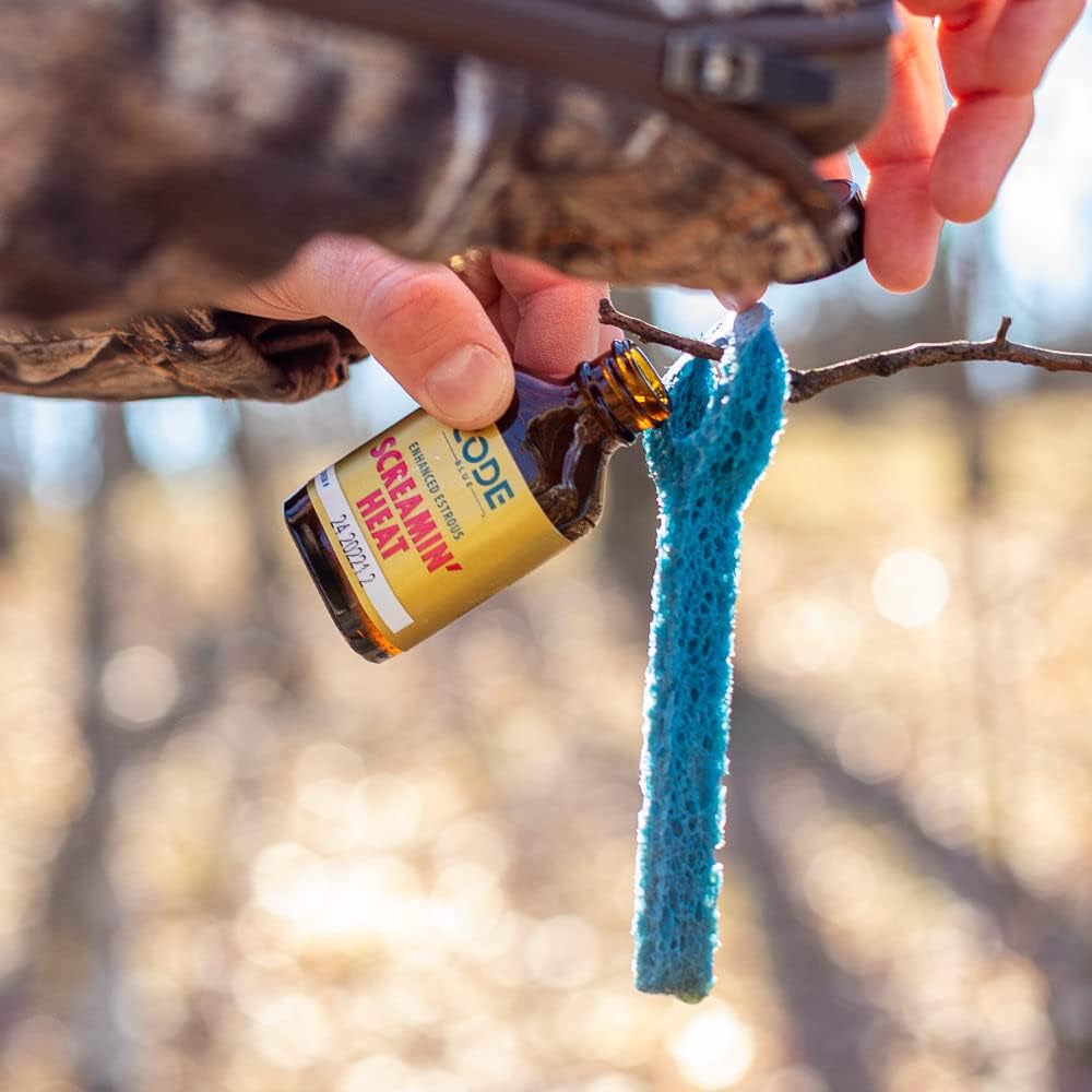Premium hunting scent displayed with product name