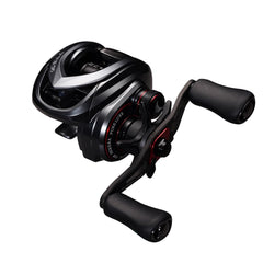 Pure Lure Zana reel front view highlights compact design for easy one-handed casting.