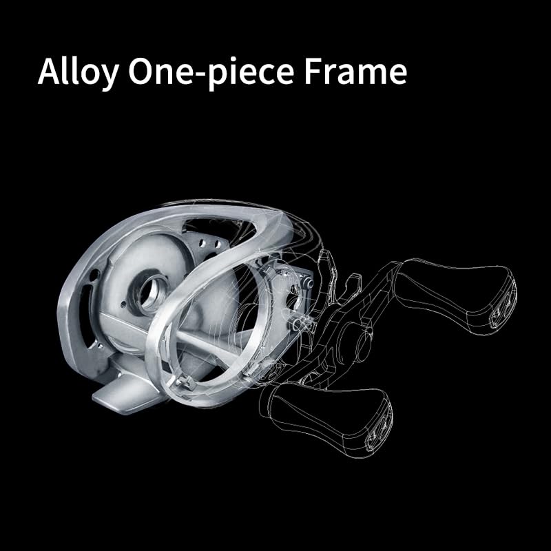Pure Lure Zana reel SEBS brake provides smooth, adjustable stopping power.