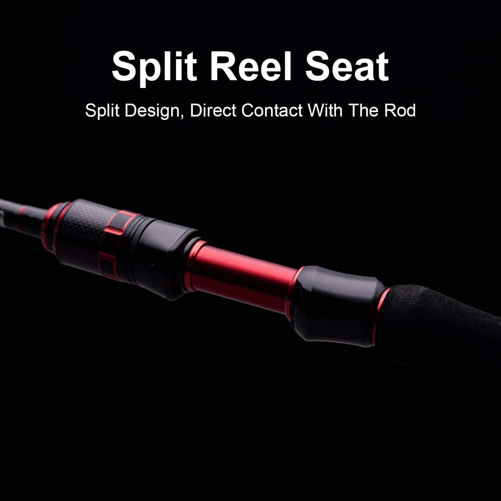 PureLure 5H EVA grips offer comfortable, non-slip control in saltwater conditions