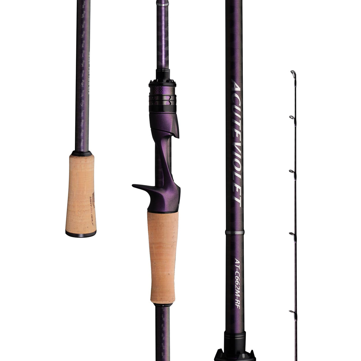 PureLure Acuteviolet jerkbait rod 6ft6in for precise actions and strong hooksets.