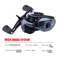 Pure Lure Cheetah AIR Creek with MIIEC brake system for precise casting.