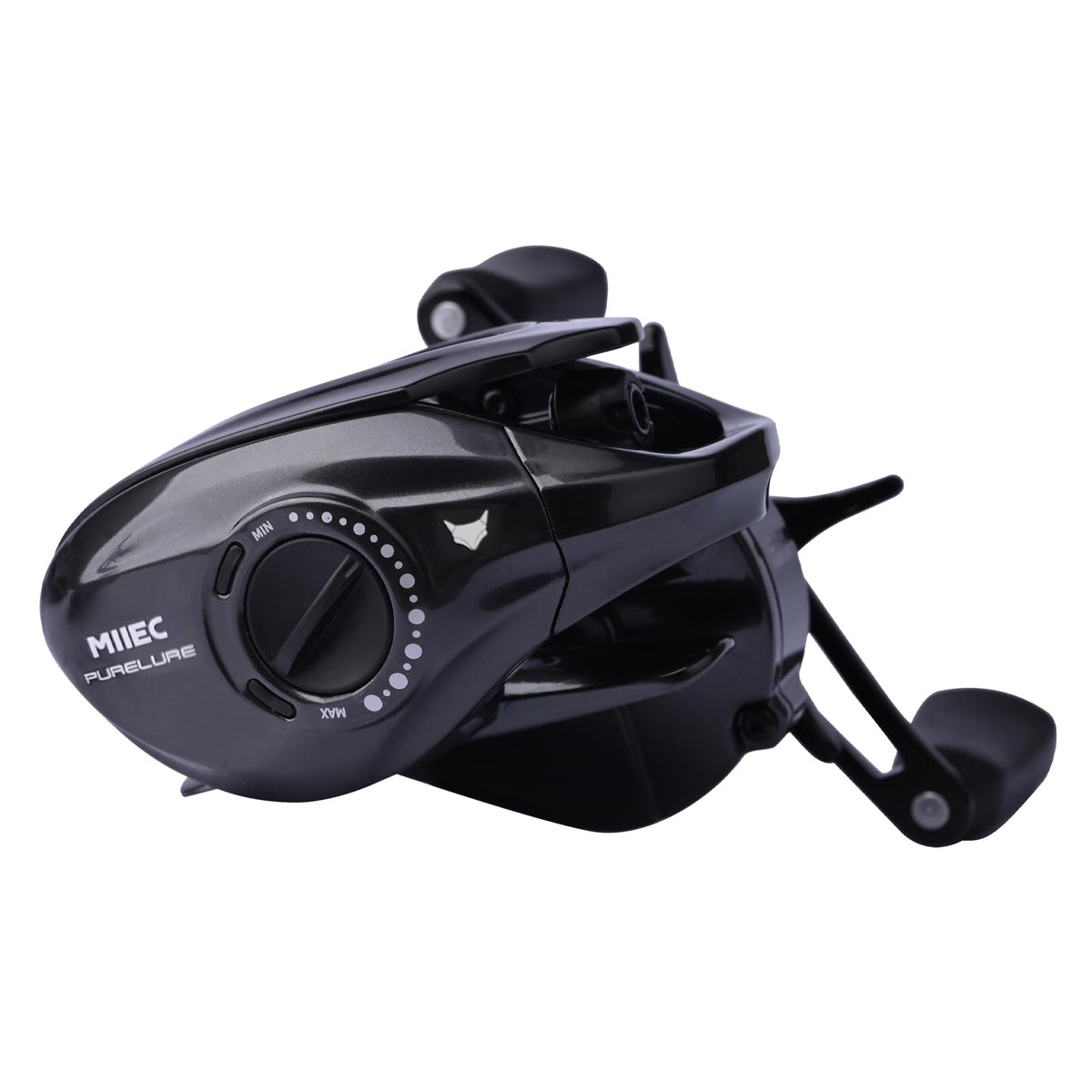 PURELURE MIIEC BFS Baitcaster Reels left-handed nylon frame side view