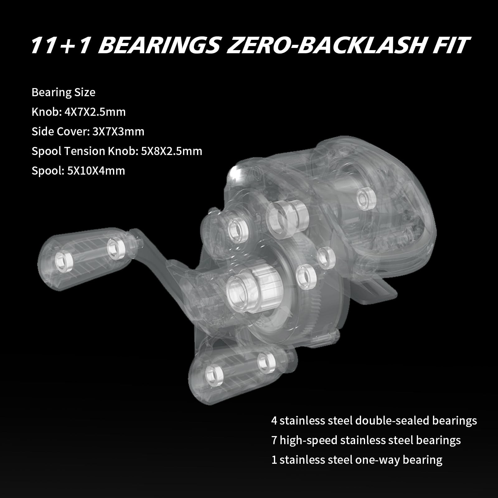 Lightweight corrosion-resistant reel body with left-hand design