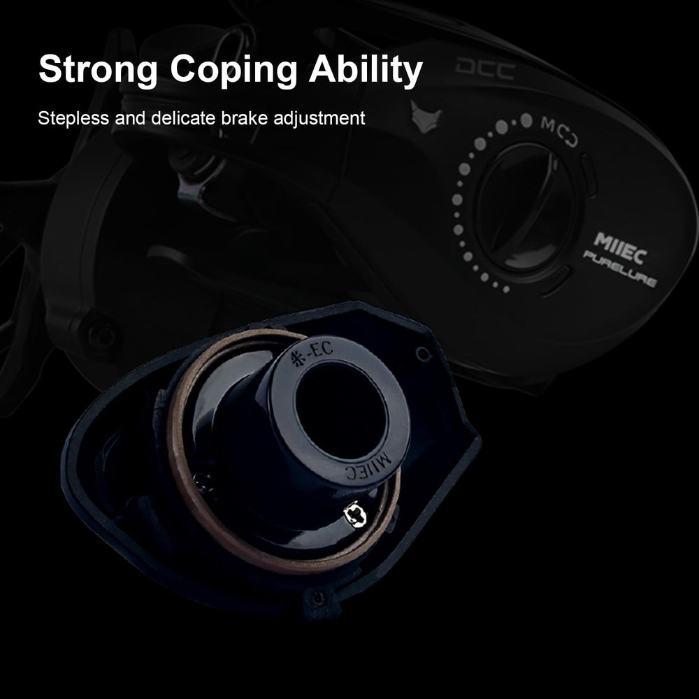 Ultra-lightweight 146 g reel with 8.5:1 gear ratio
