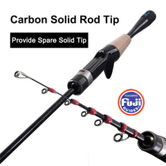 Pure Lure Fuji reel seat with 4A cork handle for secure, comfortable grip