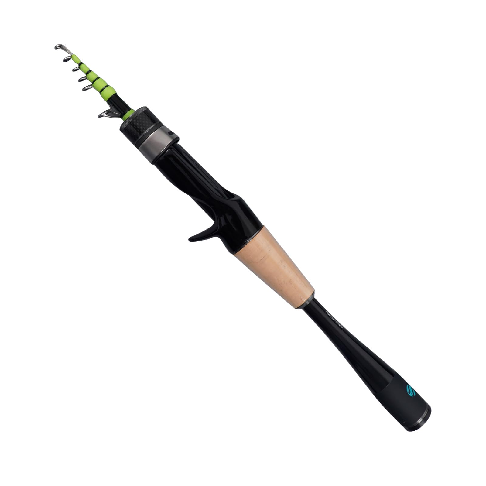 Pure Lure telescopic rod with spare solid tip for field repairs and bite sensitivity