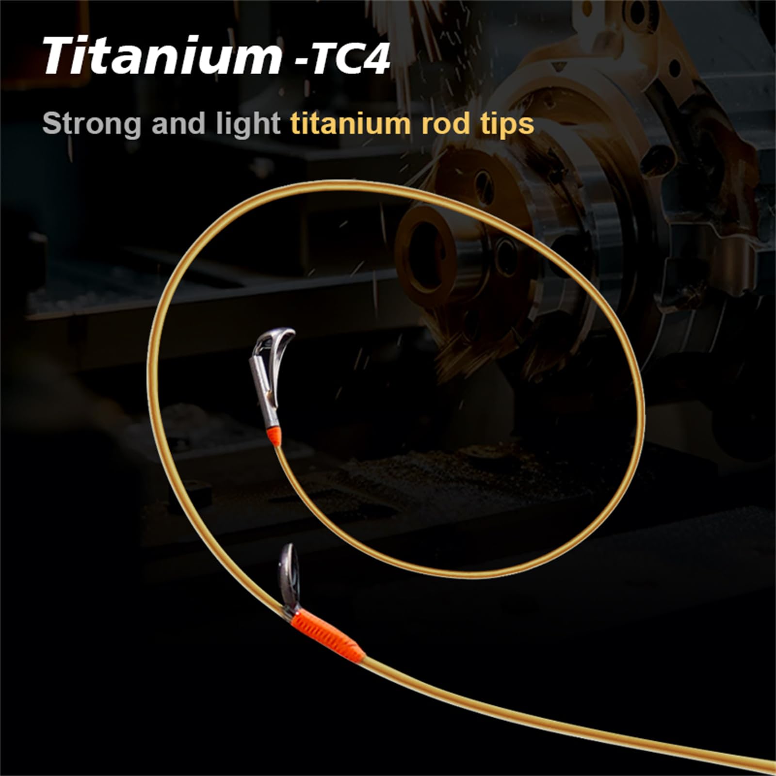 PureLure Titanium-T Trout rod 5ft-3in enables fast action for subtle strikes while fishing trout.