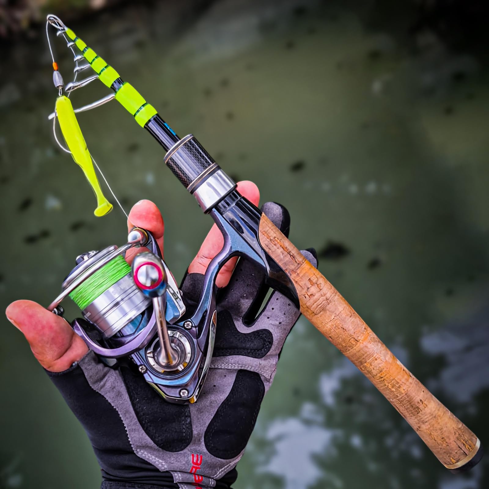 Pure Lure X-Winding technology boosts sensitivity and bending strength.
