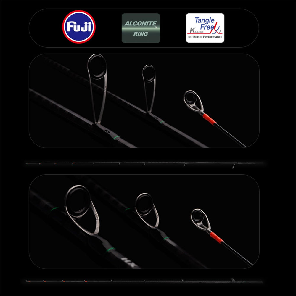 PureLure Zero Baitcasting Rod extra-fast action for quick responses