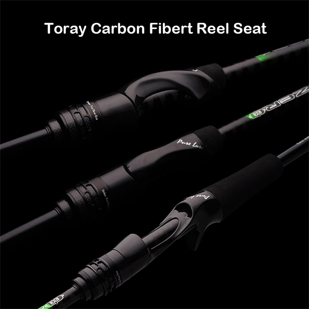 PureLure Zero Baitcasting Rod Fuji Alconite K-frame support and durability