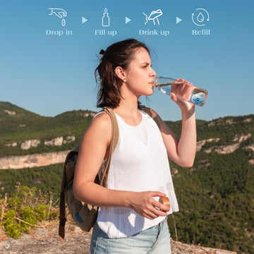 PURIBLOC GOpure DE-technology closeup showing natural purification action.