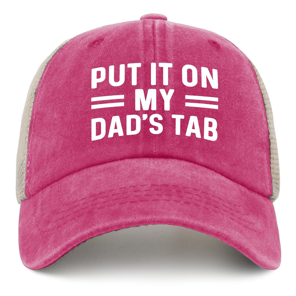 Casual summer styling with pink trucker hat