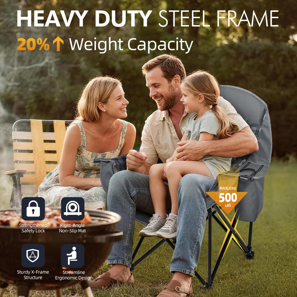 PUVASIA fabric is 600d tear-resistant for all-weather outdoor use.